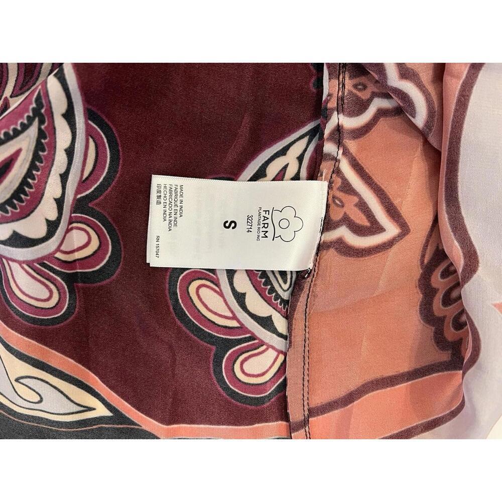 $280 FARM Rio Sweet Mermaids Midi Dress Size Small - Picture 7 of 9